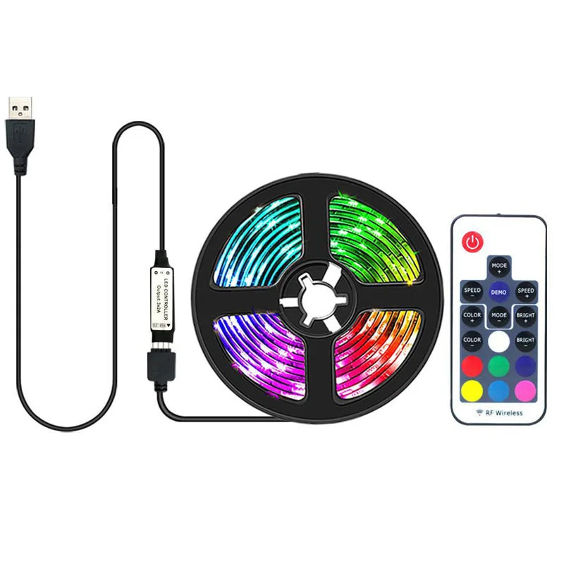 NEARCAMLED TV background light with 5050 RGB mobile phone APP bluetooth music light strip waterproof and moisture-proof epoxy