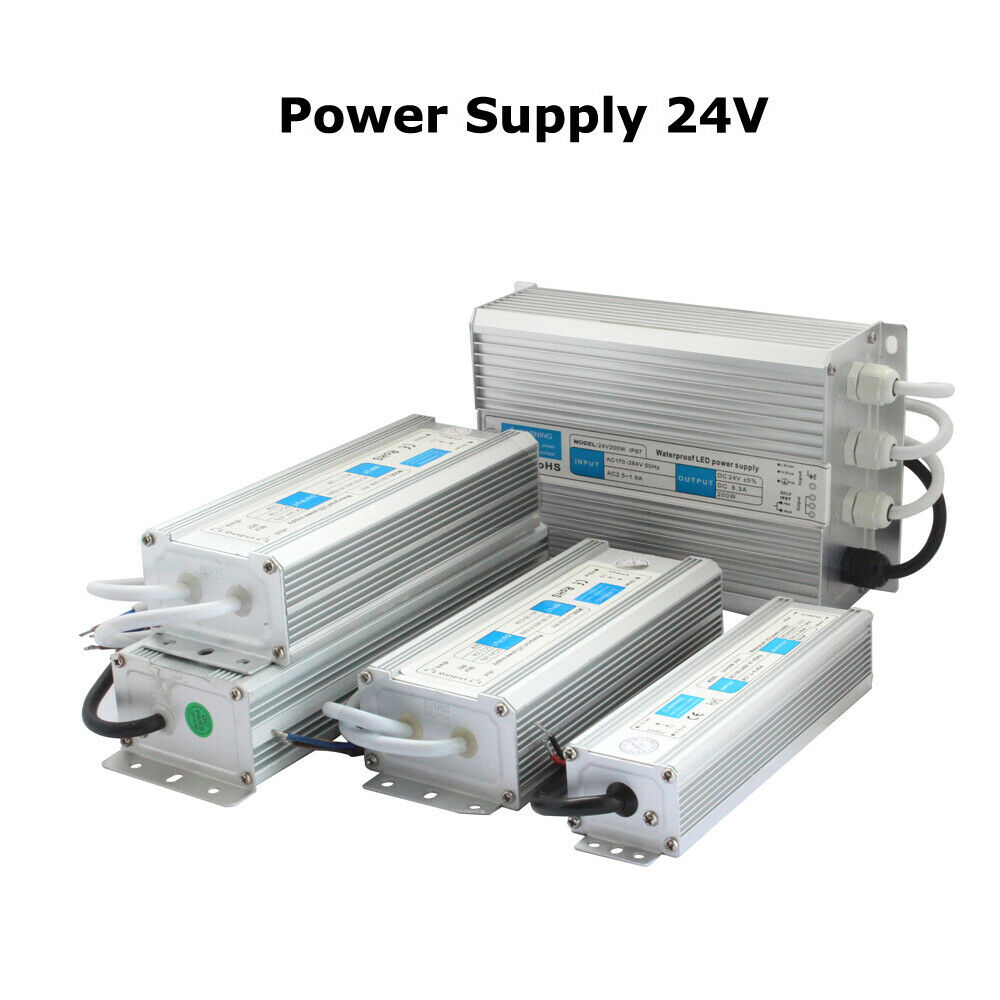 LED Power Supply IP67 Waterproof AC110V/220V to DC12V 24V LED Driver Transformer