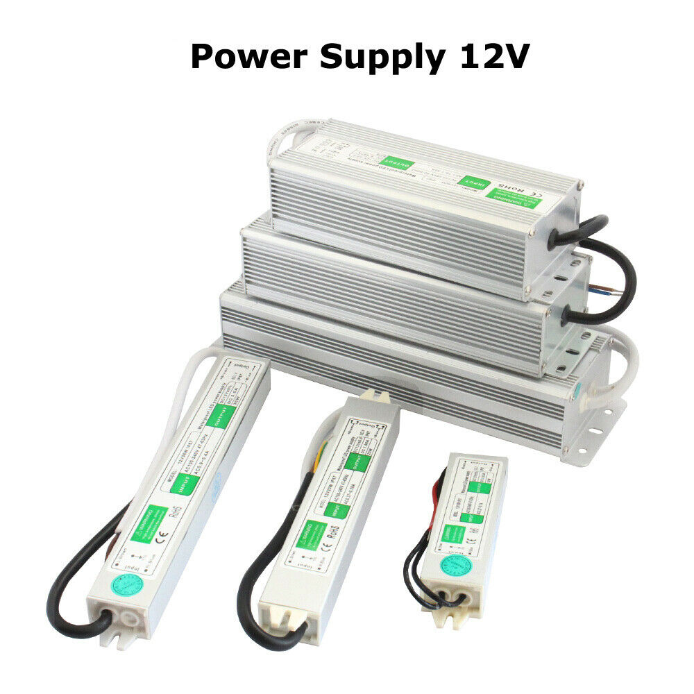 LED Power Supply IP67 Waterproof AC110V/220V to DC12V 24V LED Driver Transformer